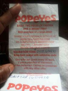 TellPopeyes Validation Code TellPopeyes TellPopeyes Validation Code TellPopeyes